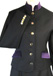 J 1 navy single breasted jacket, purple velvet trim with silver buttons.jpg
